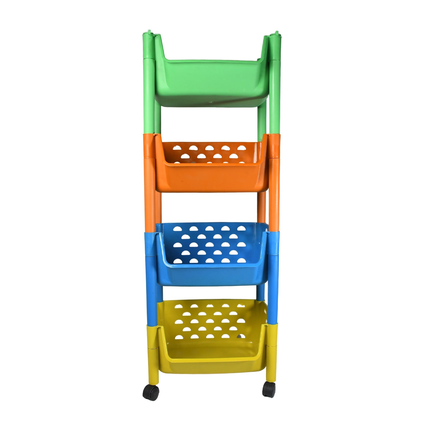 5298 4 Layers Fruit & Vegetable Basket Trolley Plastic for Home and Kitchen Fruit Basket Storage Rack Organizer Holders Kitchen Trolley DeoDap 5298 4 Layers Fruit & Vegetable Basket Trolley Plastic for Home and Kitchen Fruit Basket Storage Rack Organizer Holders Kitchen Trolley DeoDap